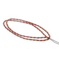 Bois de santal Bouddhiste bracelet de perles, vernis au four, plus de couleurs à choisir, 6mm, Vendu par brin