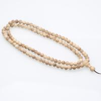 108 Mala Perlen, Streifen Bambus, gemischte Farben, 10mm, verkauft von Strang
