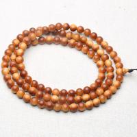 108 Mala Beads, Thuja Sutchuenensis, Buddhist jewelry, yellow camouflage, 10mm, 108PCs/Strand, Sold By Strand