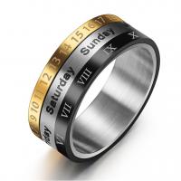 Titanium Čelik Finger Ring, uglađen, različite veličine za izbor & različitih stilova za izbor & za čovjeka, više boja za izbor, Prodano By PC