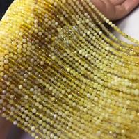 Gemstone Jewelry Beads, Yellow Opal, Round, polished, DIY & different size for choice & faceted, yellow, Sold By Strand
