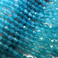 Perles amazonite, poli, DIY & facettes, bleu, 8mm, Vendu par brin