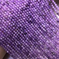 Бусины из поделочных камней, Фиолетовый литиевый камень, полированный, DIY & разный размер для выбора & граненый, фиолетовый, продается Strand