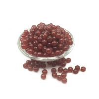 Plastic Beads Round polished DIY red Sold By Bag