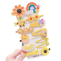 Children Hair Accessory, Resin, for children & different styles for choice, more colors for choice, 173x75mm, Sold By Set