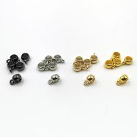 Copper Coated Plastic Beads plated large hole Sold By Bag