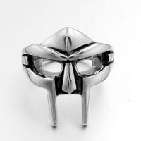 Titantium Steel fingerring, Titanium Stål, Maske, forskellig størrelse for valg & for mennesket, Solgt af PC