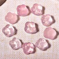 Quartz Gemstone Pendants Rose Quartz natural DIY & carved pink 14mm Sold By PC