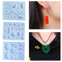 DIY Epoxy Mold Set Silicone for DIY Jewelry Pendant & Earring Charms plated durable Sold By PC