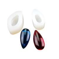 DIY Epoxy Mold Set Silicone Teardrop Shaped for DIY Jewelry Pendants plated durable Sold By PC