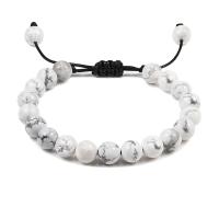 Gemstone Bracelets Natural Stone plated Adjustable & fashion jewelry & Unisex 16-26cmuff0c8mm Sold By Strand