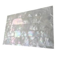 Vit Lip Shell Shell Sheet, Rektangel, DIY, vit, 240x140mm, Säljs av PC