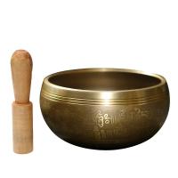 Brass Himalaya bowl, plated, durable & different size for choice, nickel, lead & cadmium free, Sold By PC