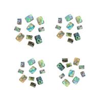 Shell Cabochons Abalone Shell Rectangle DIY Sold By PC