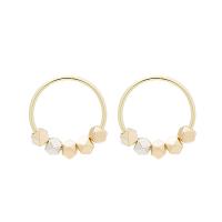 Zinc Alloy Hoop Earring fashion jewelry & for woman & hollow nickel lead & cadmium free 25mm Sold By Pair