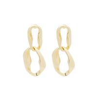 Tibetan Style Drop Earring, fashion jewelry & for woman & hollow, golden, nickel, lead & cadmium free, 15x33mm, Sold By Pair