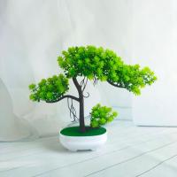 Plástico Bonsai Artificial, para el hogar y la oficina & diferentes estilos para la opción, más colores para la opción, 270x330mm, Vendido por UD