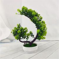 plastique Bonsai artificiel, pour la maison et le bureau & styles différents pour le choix, plus de couleurs à choisir, 230x290mm, Vendu par PC