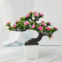 plastica Bonsai artificiali, per la casa e l'ufficio & stili diversi per la scelta, nessuno, 260x230mm, Venduto da PC