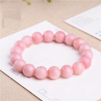 Pink Opal Bracelet Round polished Natural Sold Per Approx 18.5 cm Strand
