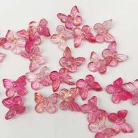 Fashion Lampwork Pendants, Butterfly, DIY, more colors for choice, 10mm, 100PCs/Bag, Sold By Bag