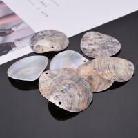 Shell Pendants Masibei Scallop Round DIY 40mm Sold By PC