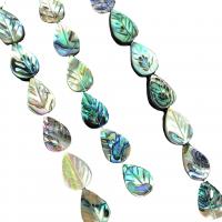 Abalone Shell Beads Leaf polished DIY Sold By PC