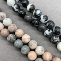 Zebra Jasper Beads, Round, polished, DIY, more colors for choice, 10mm, 37PCs/Strand, Sold By Strand