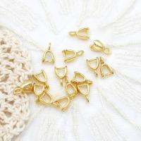 Brass Pinch Bail 18K gold plated Approx 2mm Sold By PC