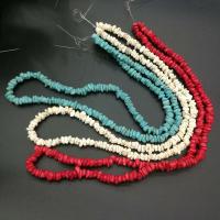Turquoise Beads, Stone Powder, irregular, DIY, more colors for choice, nickel, lead & cadmium free, 8x5x5mm, 206PCs/Strand, Sold By Strand