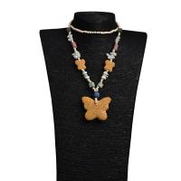Edelstein Schmuck Halskette, Lava, Modeschmuck, keine, 520mm, verkauft von Strang