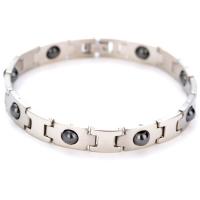 Titanium Steel Bracelet & Bangle silver color plated for man silver color 10mm Sold Per 8.66 Inch Strand