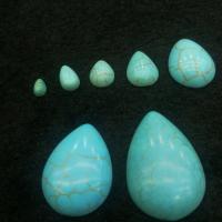 Turquoise Cabochon Teardrop polished DIY Sold By Bag
