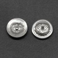 Stainless Steel Cabochon Setting Round silver color plated Sold By PC
