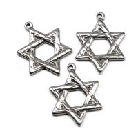 Stainless Steel Pendants, silver color plated, 33x20x3mm, Sold By PC