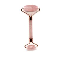 Bijoux de massage, quartz rose, poli, rose, 145x55x40mm, Vendu par PC