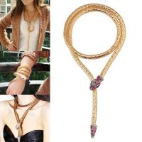 Zinc Alloy Jewelry Necklace plated 750mm Sold By Strand