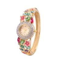 Women Watch Bracelet, Tibetan Style, for woman, multi-colored, 57x30mm, Sold By PC