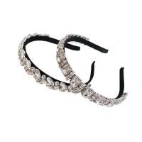 Hair Bands Rhinestone with Zinc Alloy & for woman Sold By Lot