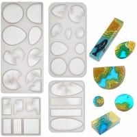 DIY Epoxy Mold Set Silicone for DIY Jewelry Pendants & Key Clasp Charms Making plated durable Sold By PC