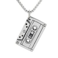Stainless Steel Pendants, silver color plated, DIY, silver color, 23x42mm, Sold By PC