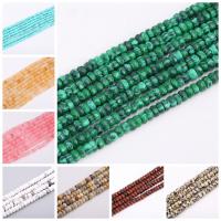 Beads Gemstone misti, Pietra naturale, abaco, lucido, DIY & formato differente per scelta, colori misti, Venduto da filo