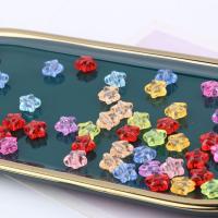 Transparent Acrylic Beads, Star, DIY, mixed colors, 12mm, 30PCs/Bag, Sold By Bag