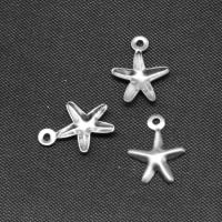 Stainless Steel Pendants, silver color plated, 11x8x1mm, Sold By PC