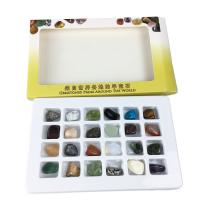 Természetes kő Ásványok minta, 23.50x14x18mm, 24PC-k/Box, Által értékesített Box