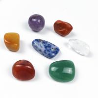 Natural Stone Decoration, polished, 7 pieces, more colors for choice, 20mm, Sold By PC