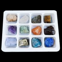 Natural Stone Minerals Specimen, irregular, polished, 12 pieces, 100x130mm, Sold By Box