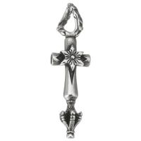 Nehrđajućeg čelika križa Privjesci, Nehrđajući čelik, pozlaćen, modni nakit & za žene, 18x63x13mm, Rupa:Približno 7x11mm, Prodano By PC
