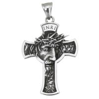 Stainless Steel Cross Pendants plated fashion jewelry & for woman Approx 5mm Sold By PC