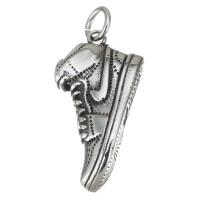 Stainless Steel Pendants, Shoes, plated, fashion jewelry & for woman, 20x39x12mm, Hole:Approx 6mm, Sold By PC